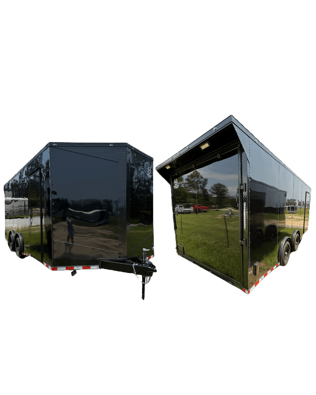 8.5x20 TA Black/BO enclosed cargo trailer